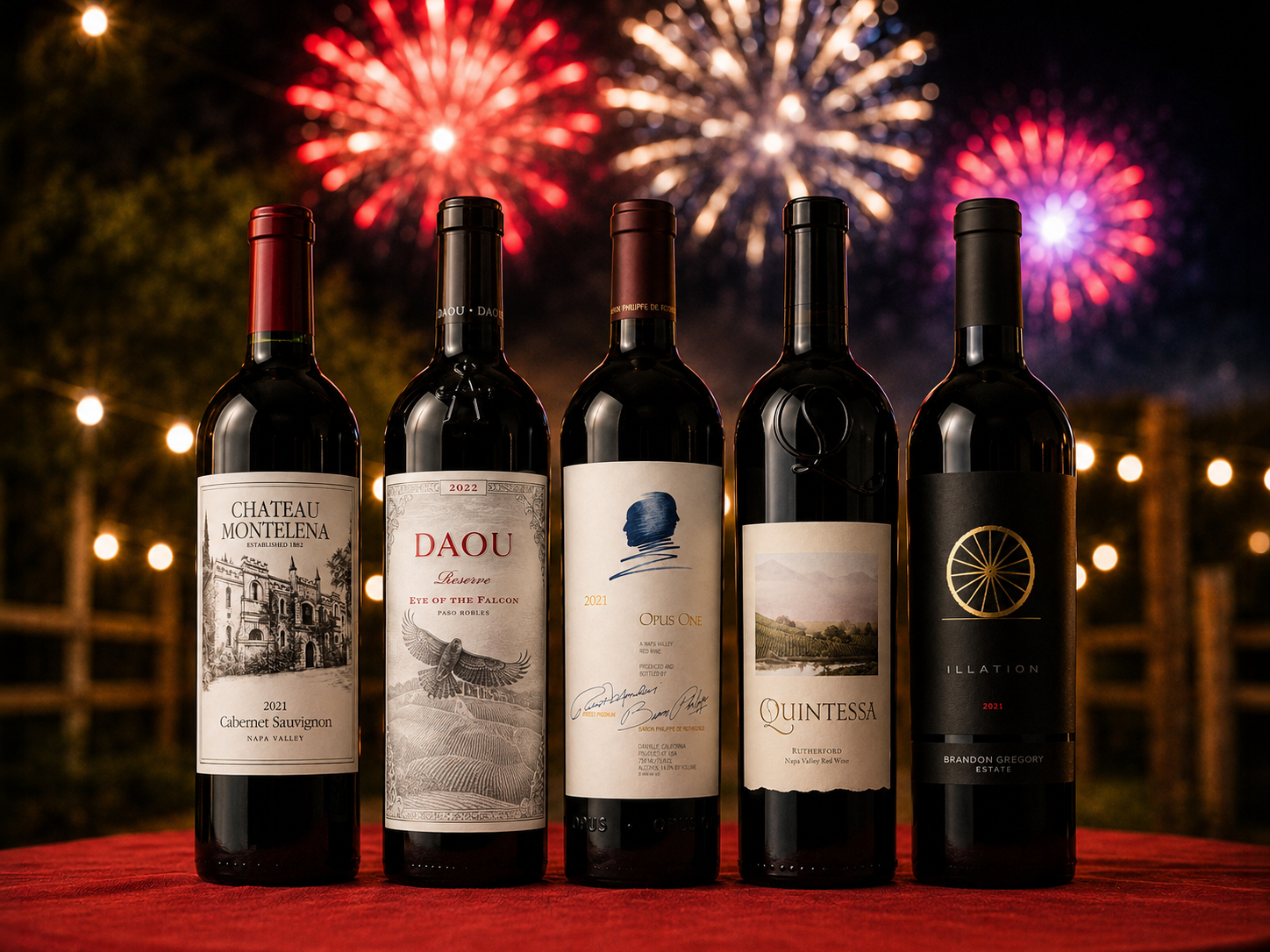 July 4th Celebration Stock Up ft. DAOU, Montelena, Opus One, and More!