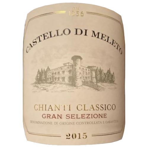 2015 Castello di Meleto Chianti Classico Gran Selezione 750ML (95 Points - Wine Spectator; 93 Points - Robert Parker)