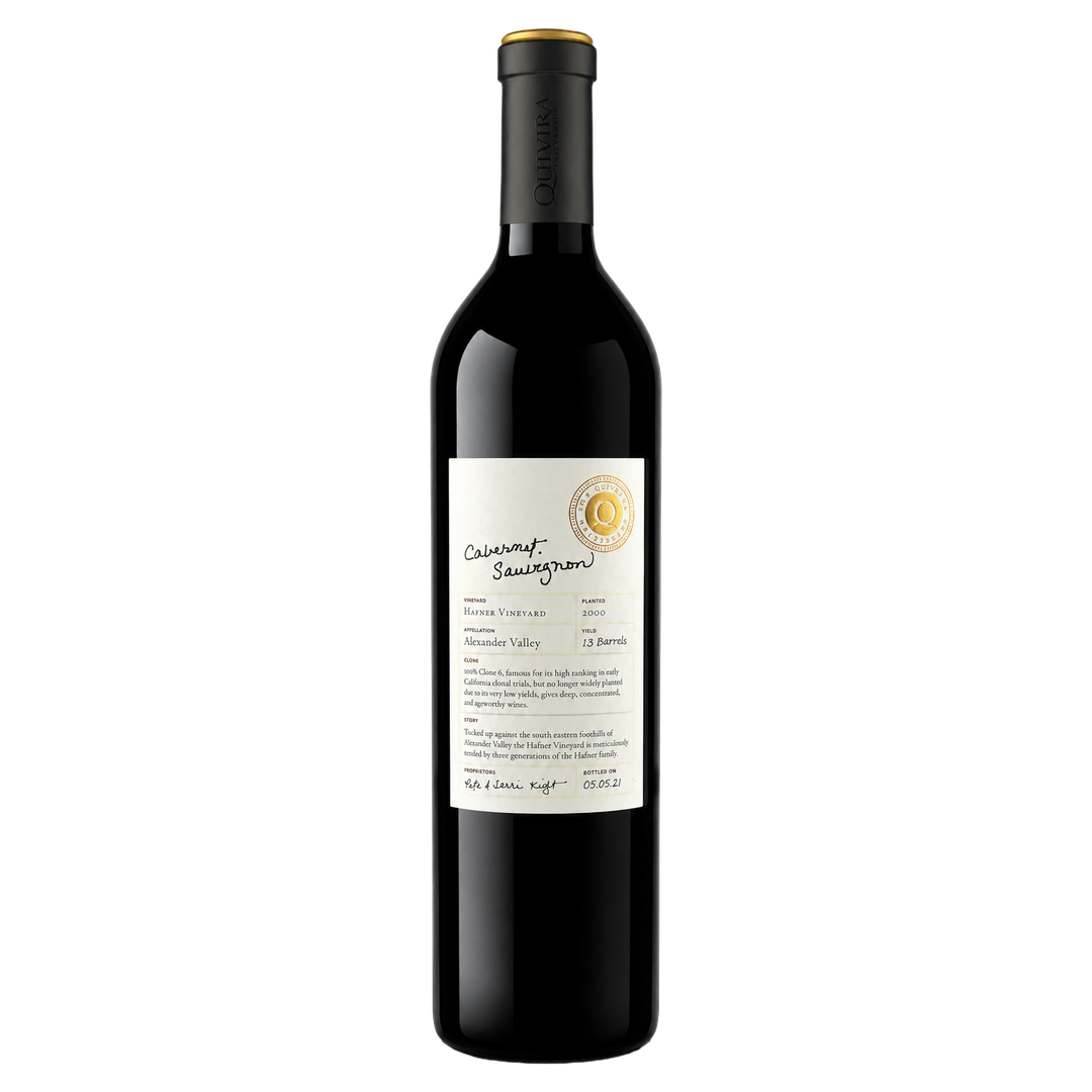 2019 Quivira Hafner Cabernet Sauvignon, Alexander Valley 750ML