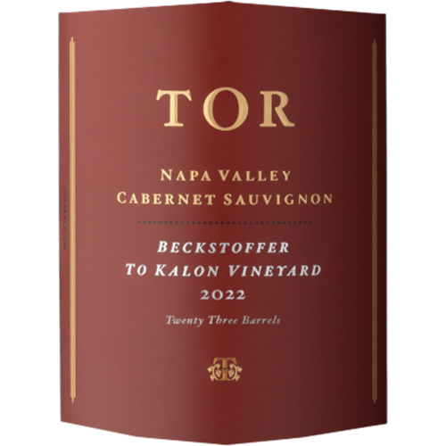 2022 Tor Wines Beckstoffer To Kalon Vineyard Cabernet Sauvignon Oakville 750ML (97 Points - James Suckling; 97 Points - Jeb Dunnuck)