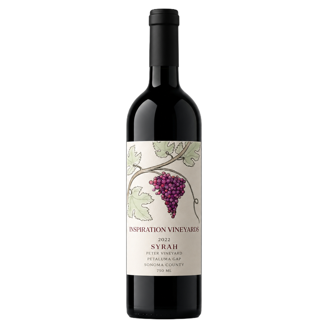 2022 Inspiration Vineyards Syrah, Petaluma Gap, Sonoma County 750ML
