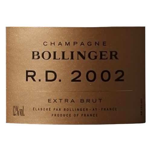 2002 Bollinger RD Extra Brut Champagne 1500ML