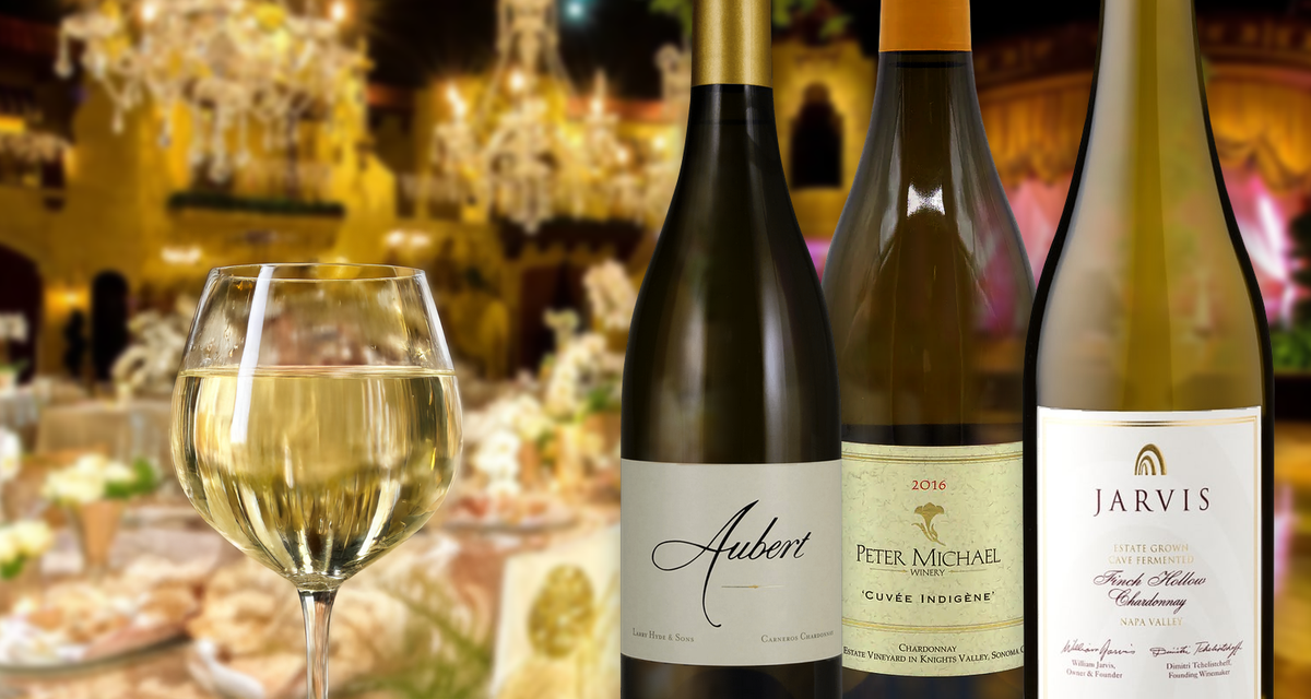 All Prestigious California Chardonnays ft a Aubert Vineyards MAGNUM