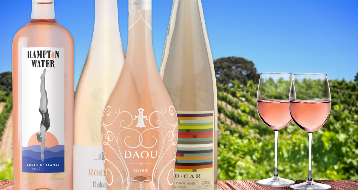 $19/bottle for top Rosés to Chase the Blahs Away ft a CASE of Rosé top upgrade