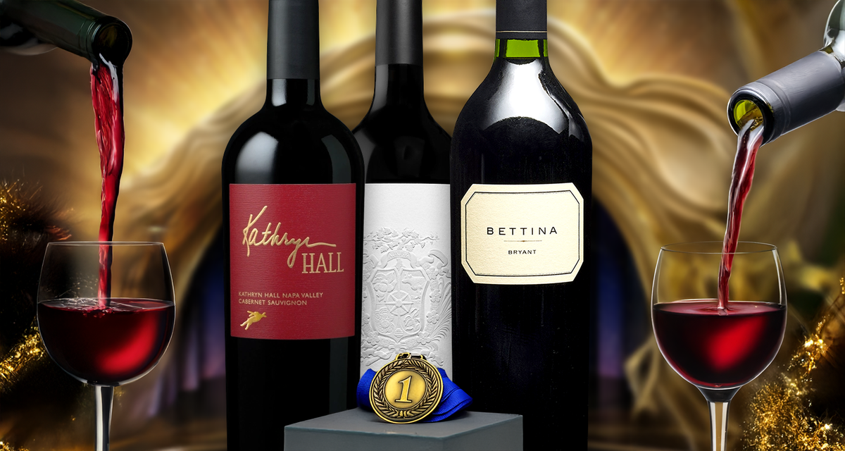 ALL Award Winning Red Wines ft 100pt bottle and a Bryant Family worth $650