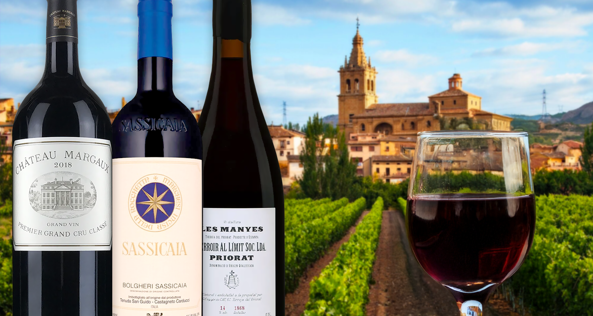 Benchmark European Reds ft. Margaux, Sassicaia, and More From France, Italy, and Spain!