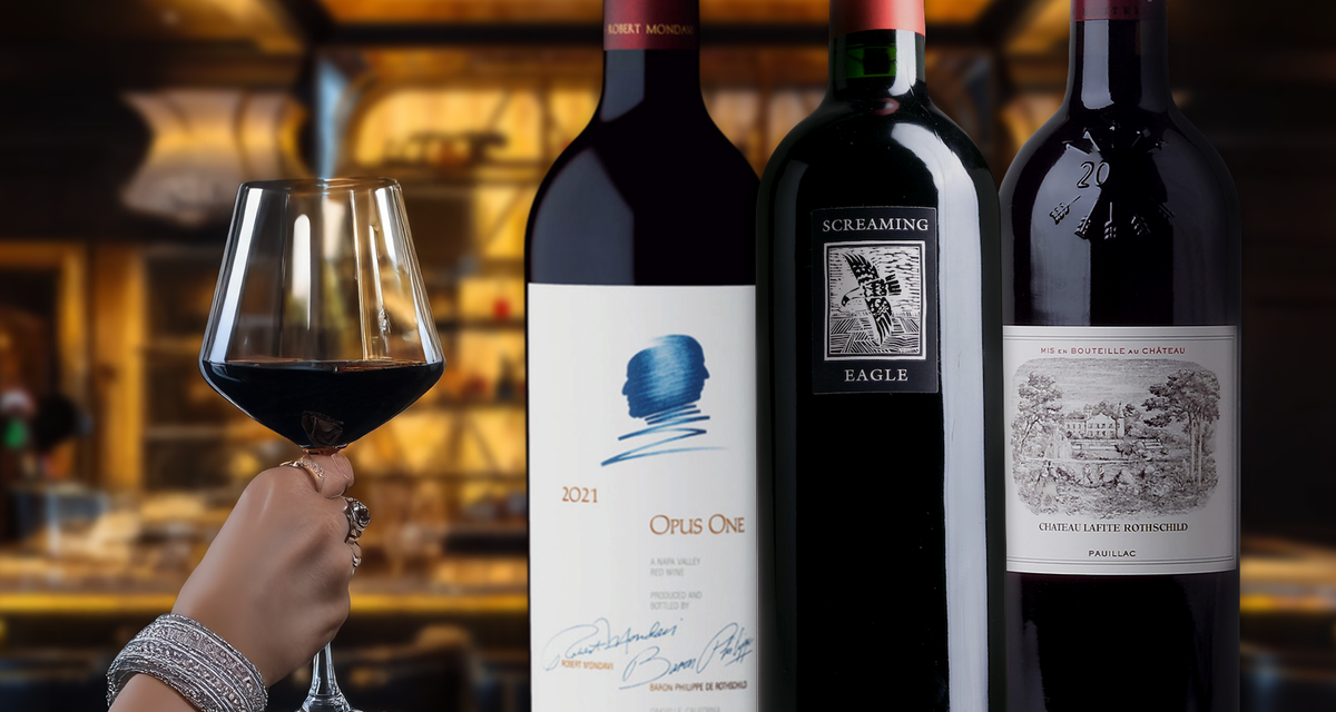 Rare and Luxurious Reds Wines featuring Screaming Eagle Top Upgrade