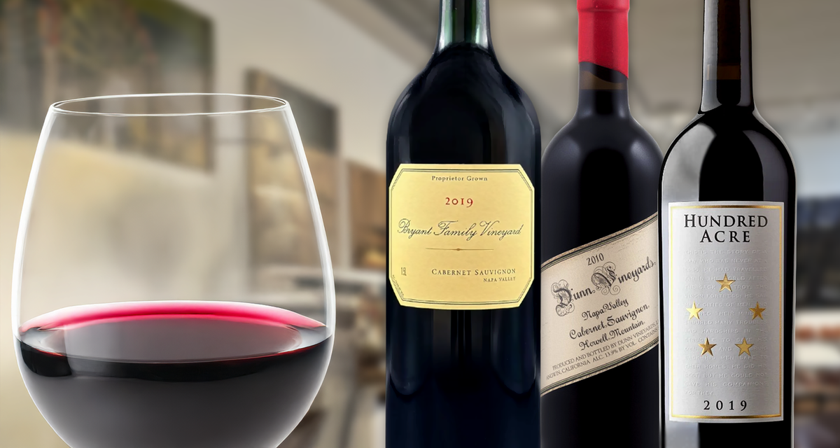 Iconic Collector Cabernets ft. MAGNUM of Bryant Family, 100-pt Hundred Acre, and More!