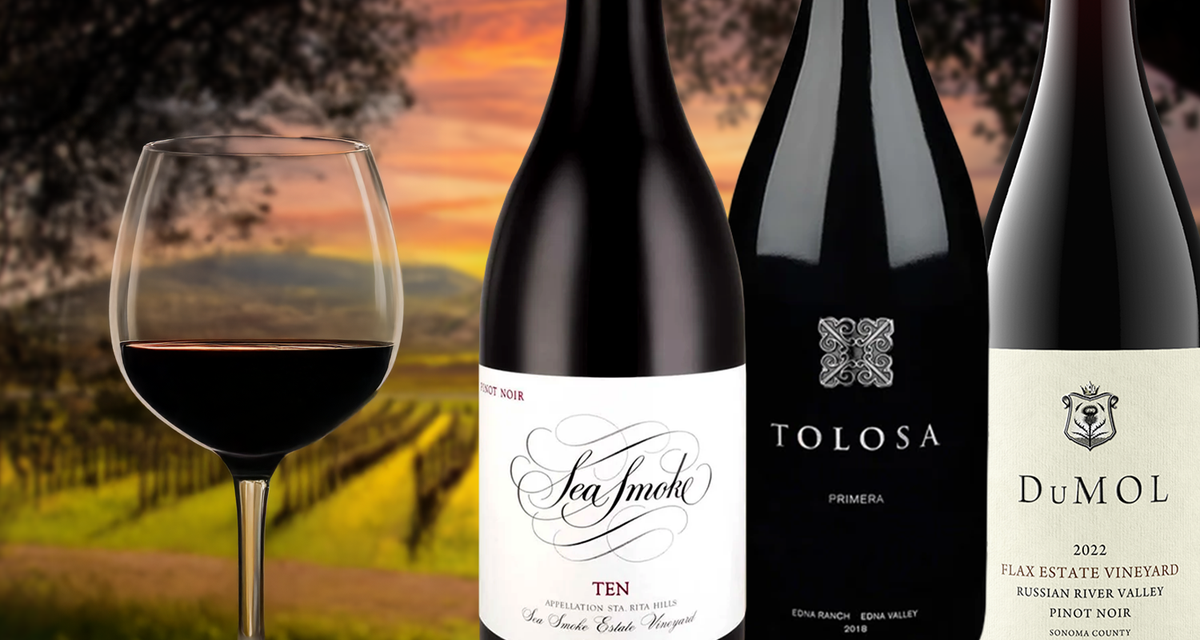 Elegant California Pinot Noirs With a Point of View ft WALT, Flowers and Sea Smoke
