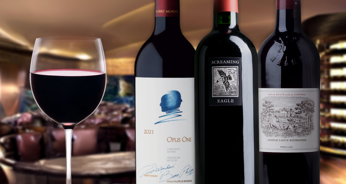 Luxurious and Rare Red Wines with a Screaming Eagle Napa Cab Top Upgrade
