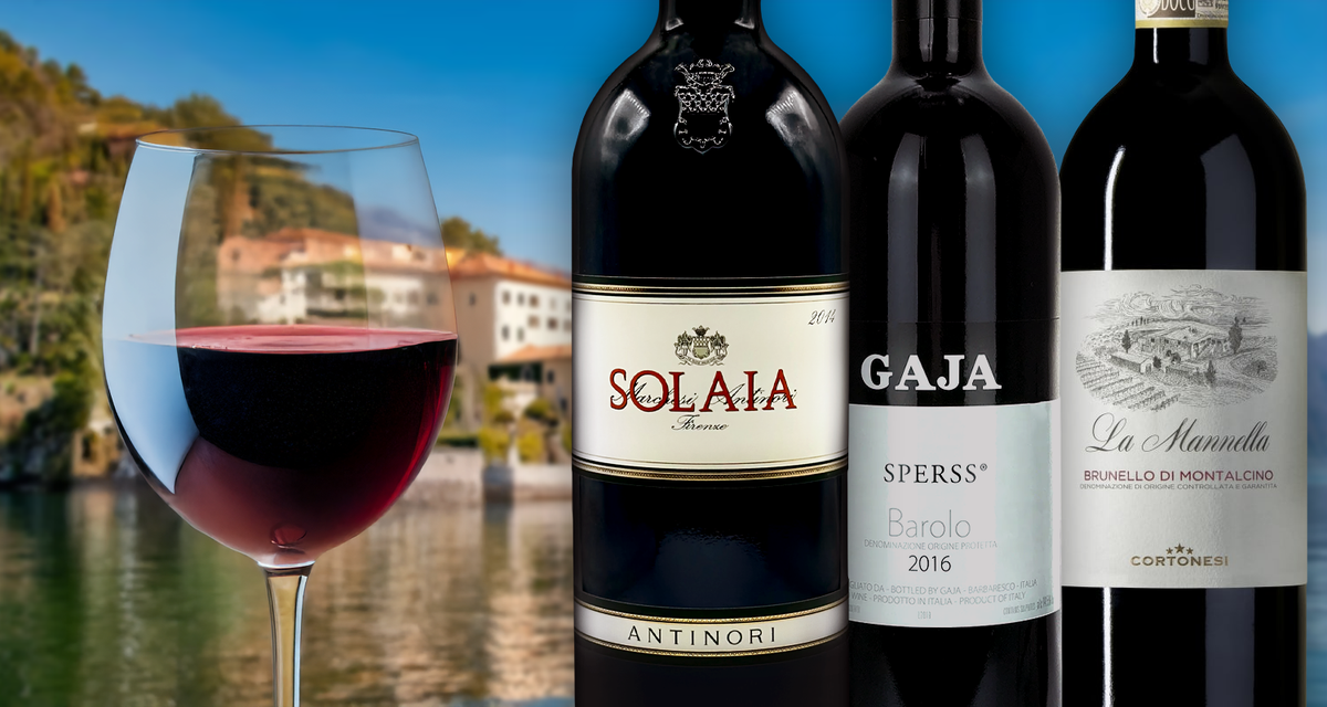 La Dolce Vita: Famous Italian Reds ft. DOUBLE MAG of Solaia, GAJA, and More!