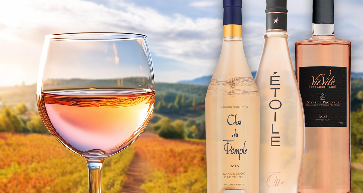 Autumn Glow Rosé Wines with multiple top upgrades including Gerard