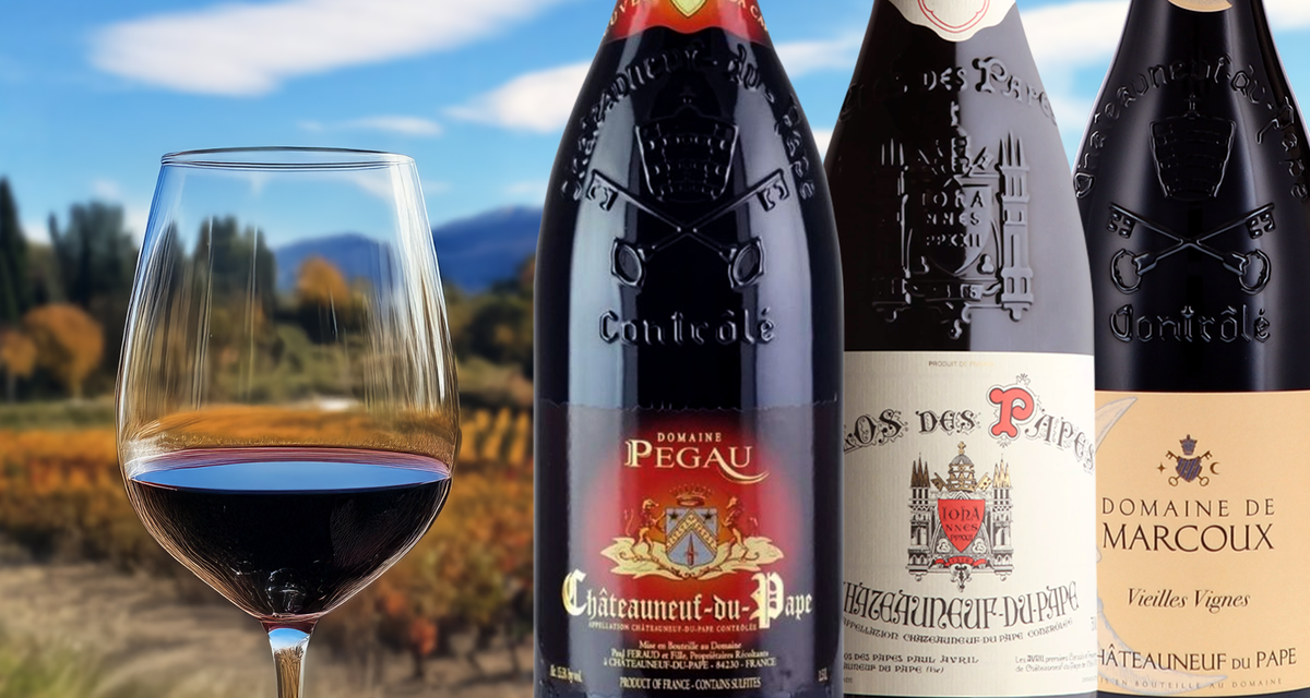 Legendary Châteauneuf-du-Pape Red Wines ft. 100-pt Pagau, Clos des Papes, and More!
