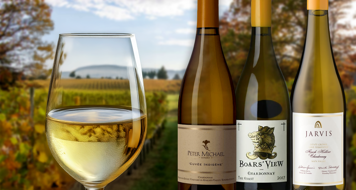 Bold and Buttery Chardonnay Celebration ft. Peter Michael, Schrader's Boars View, and More!