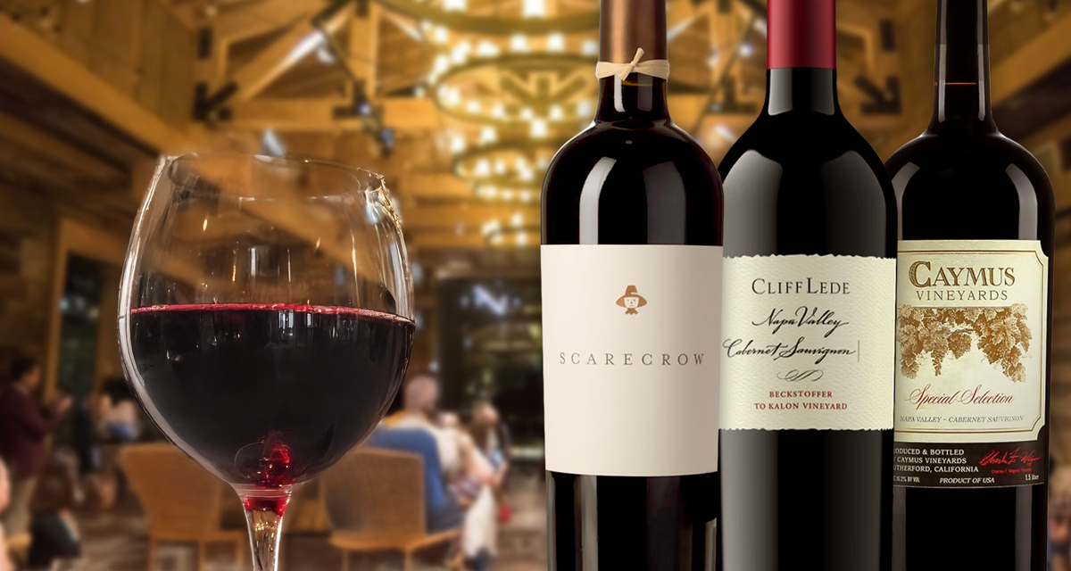 A Celebration of Luxury Napa Cabernet with MAGNUMS of Scarecrow, Cliff Lede, Caymus, and More!