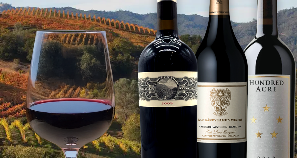 Estate Napa Cabs with Big-Bottle Cameos from Promontory & Kapcsandy