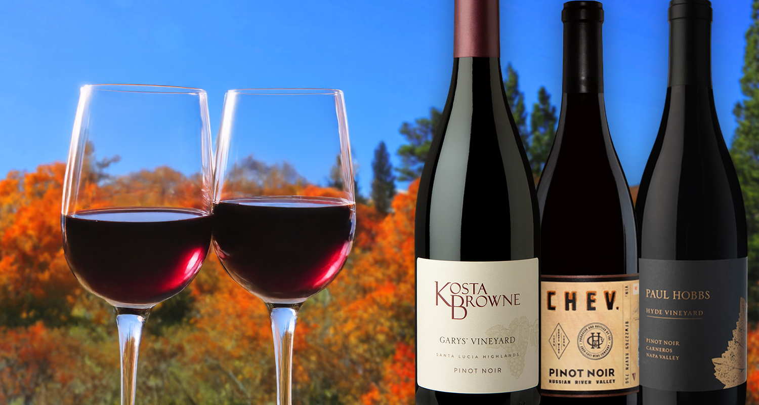 Fall in Love With California Pinot Noir Collection ft. 3-Pack of Kosta Browne!