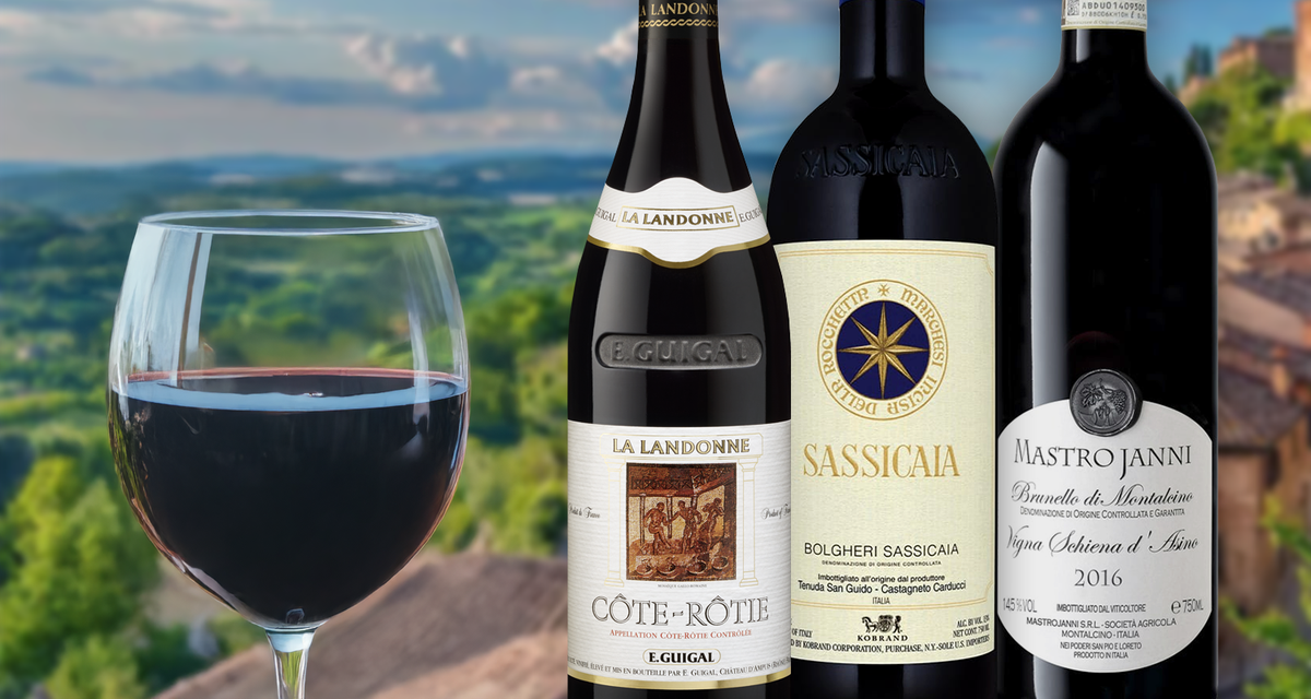 European Getaway Resolution Reminder ft. Guigal, Sassicaia, and more!