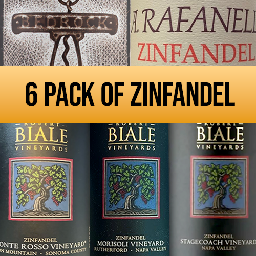 6 Pack of Zinfandel