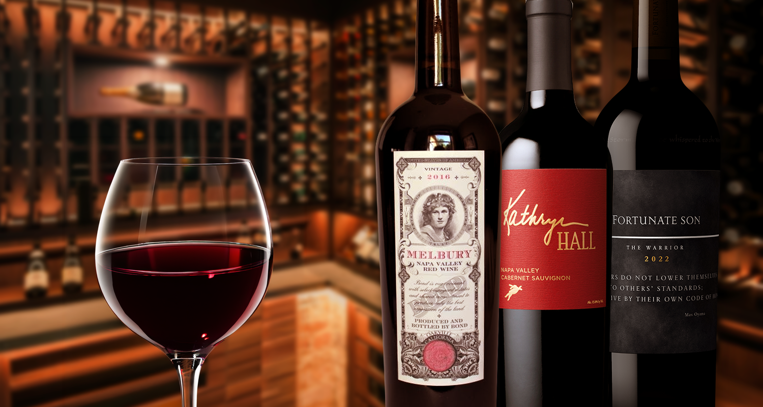 Luxurious and Rare Napa Valley Cabs featuring a 2016 Bond Melbury Top Upgrade!