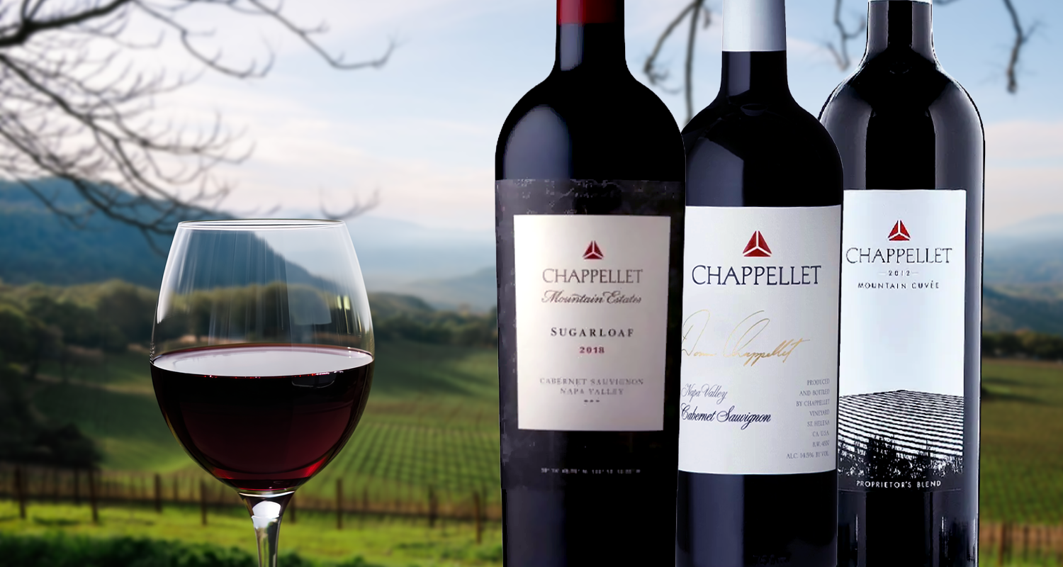 Rare Chappellet Red Wine 3-Pack Bundles featuring ALL Large Format Top Upgrade