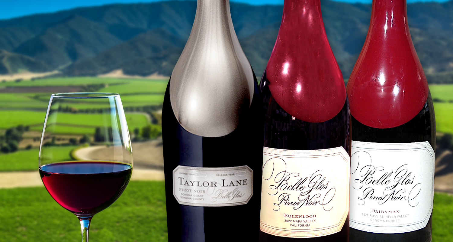 Guaranteed Belle Glos In Every 3-Bottle Pinot Noir Set!