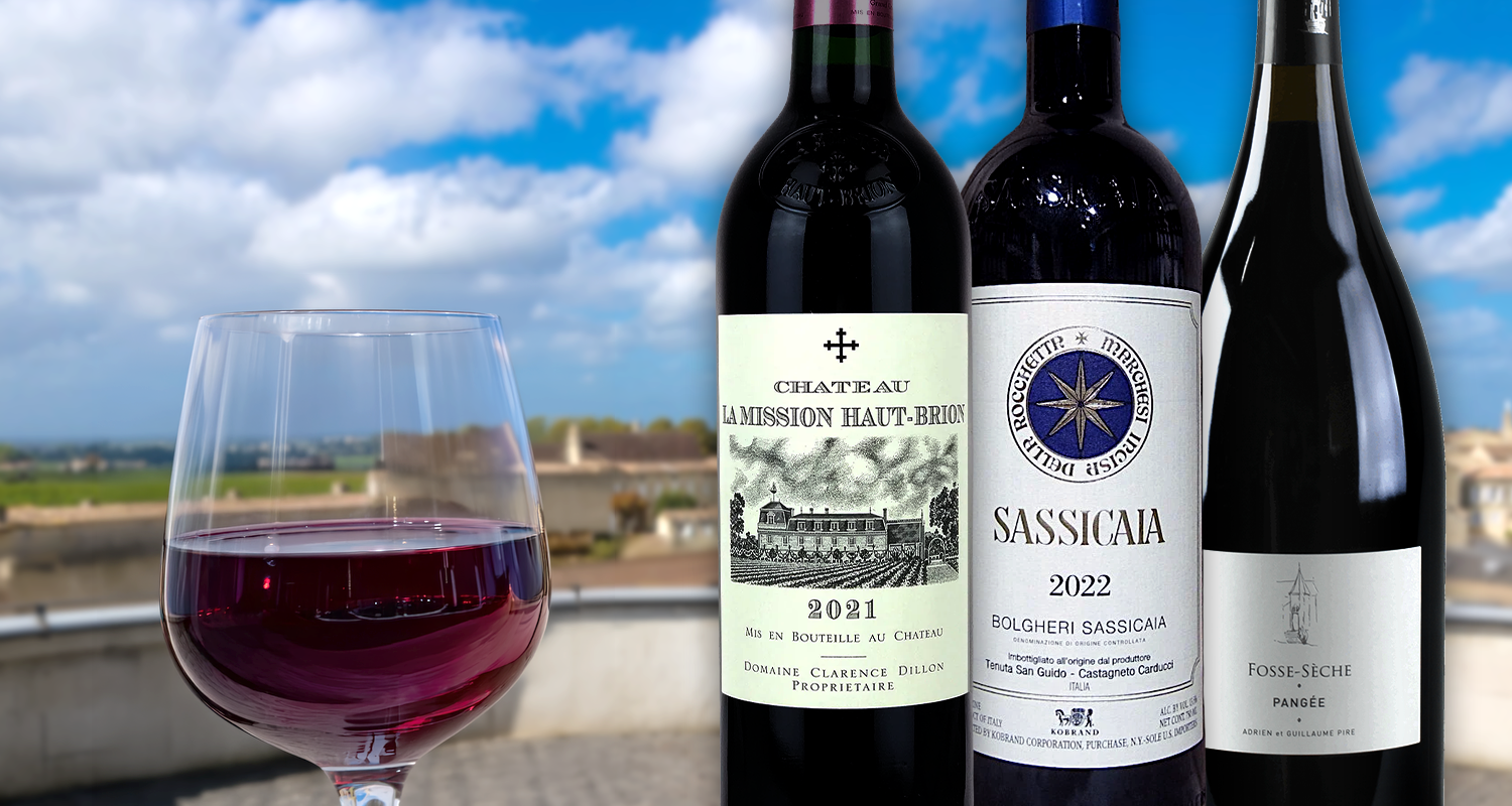 Iconic France and Italy ft. Brunello, Super Tuscans, Bordeaux, Chateauneuf-du-Pape!