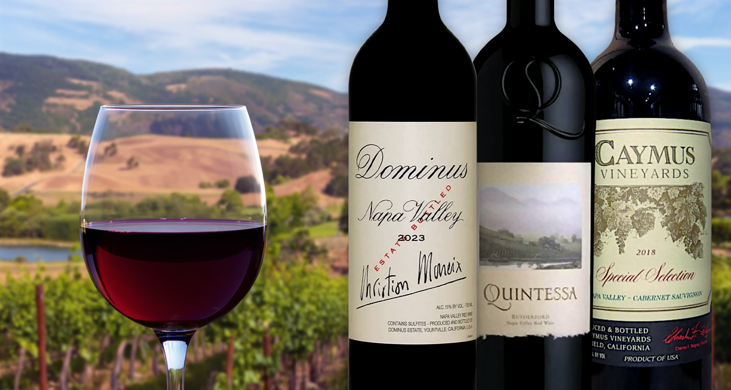 Give the Gift of Napa: 3-Bottle Sets of High-End Red Wines!