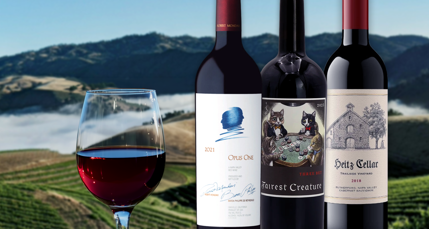California Mountain and Valley Cabernets ft. Heitz, Caymus, and More!