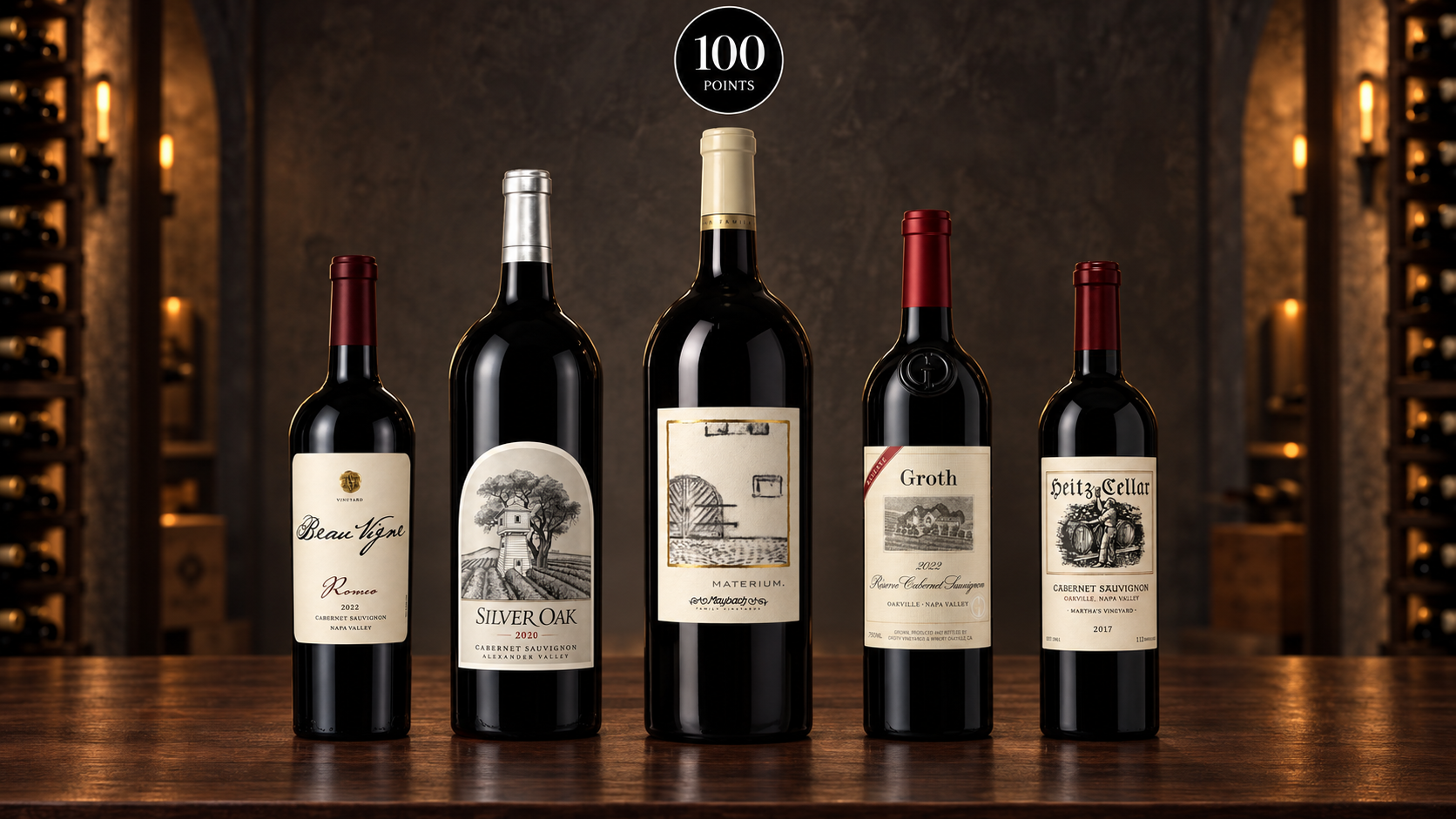 $34 for CA Cabernets worth up to $699 ft. Silver Oak, Heitz, and More!