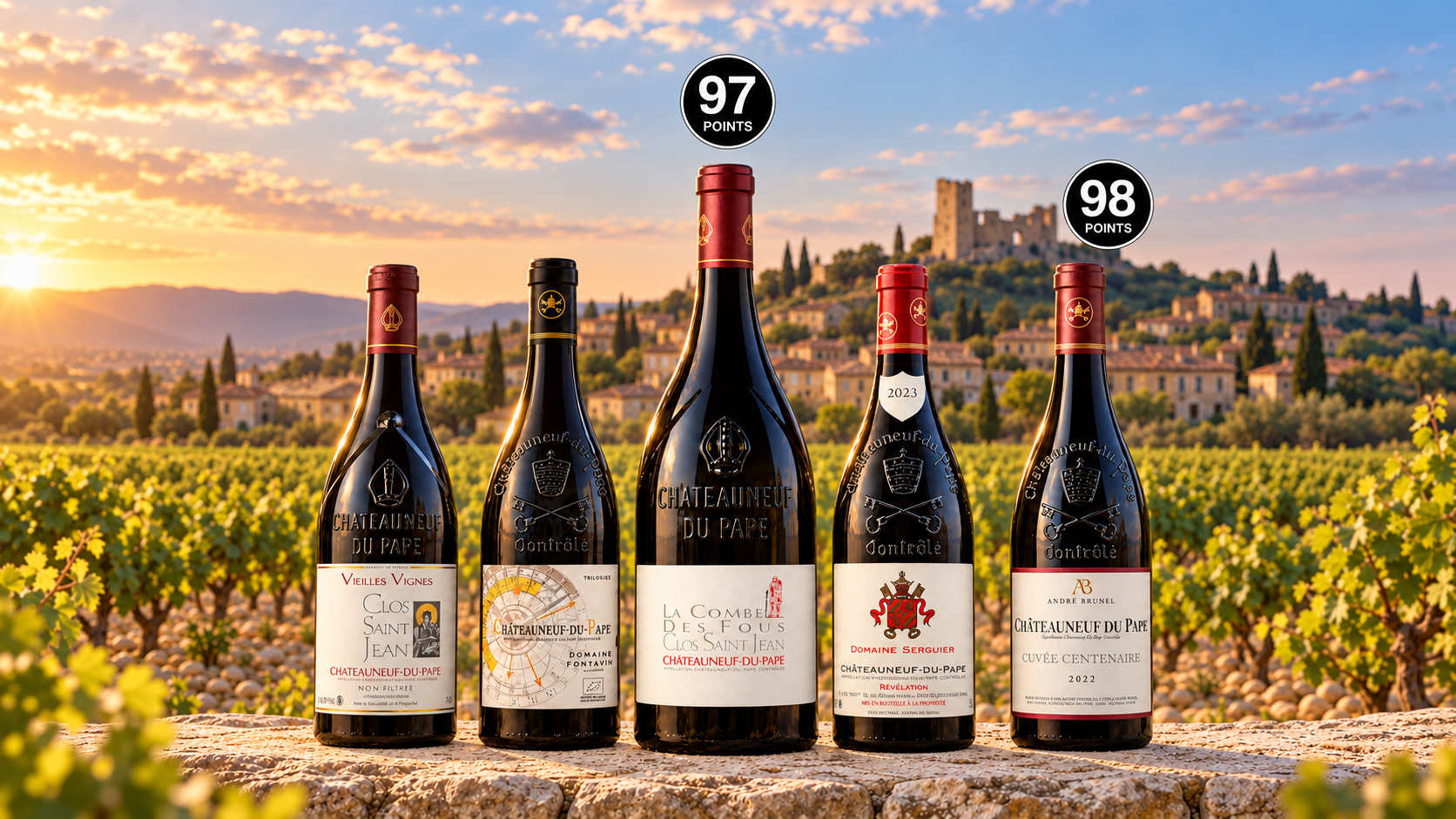 High-End Châteauneuf-du-Pape ft. Mont-Redon, Clos Saint-Jean MAGNUM & More!