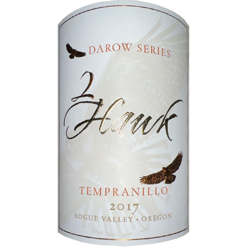 2017 2Hawk Darow Series Rogue Valley Tempranillo 750ML