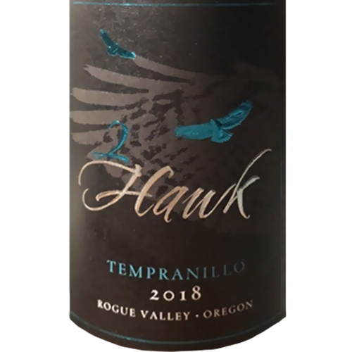 2018 2Hawk Rogue Valley Tempranillo 750ML