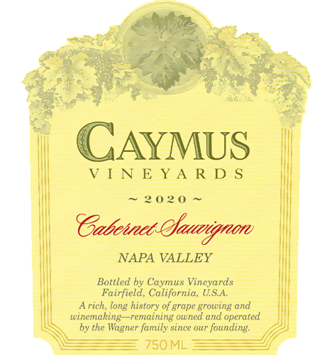 2020 Caymus Napa Valley Cabernet Sauvignon 750ML