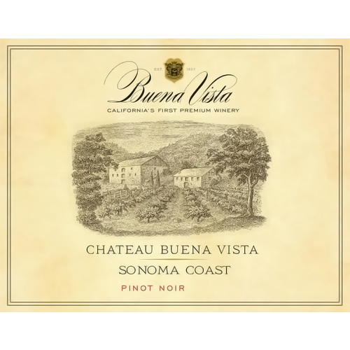 2018 Chateau Buena Vista Sonoma Coast Pinot Noir 750ML