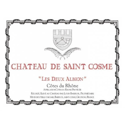 2017 Chateau Saint Cosme Les Deux Albions Cotes du Rhone Red Rhone Blend 750ML