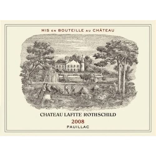 2008 Chateau Lafite Rothschild Pauillac Bordeaux Blend Left Bank 750ML