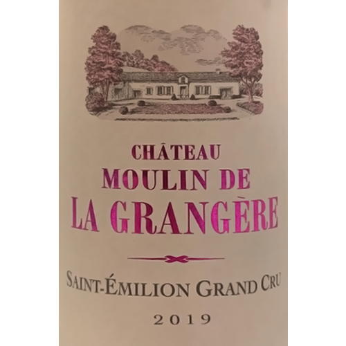 2019 Chateau Moulin De La Grandere Saint-Emilion Grand Cru 750ML