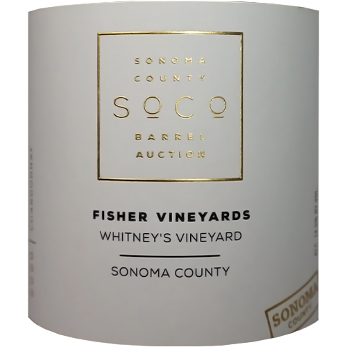 2020 Fisher Vineyards SoCo Auction Exclusive High Elevation Heritage Sonoma County Chardonnay 750ML
