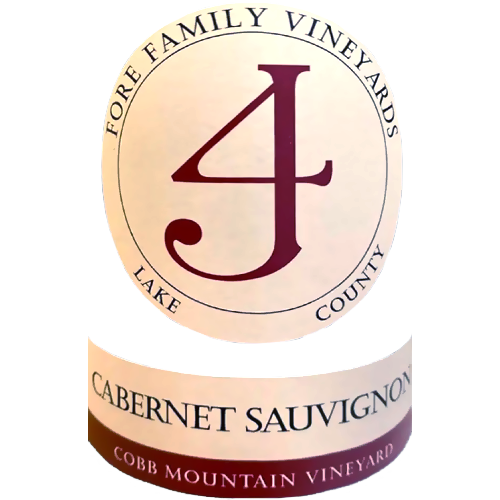 2019 Fore Family Vineyards Lake County Cabernet Sauvignon 750ML