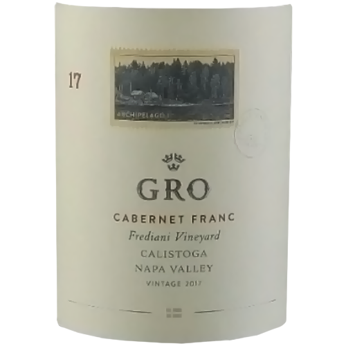 2017 GRO Cabernet Franc Frediani Vineyard Calistoga Napa Valley 750ML