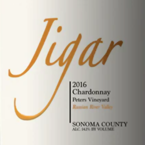 2016 Jigar Wines Peter's Vineyard Russian River Valley Chardonnay 750ML