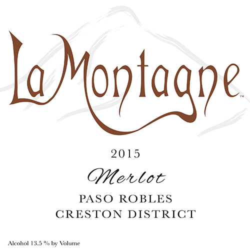 2015 LaMontagne Paso Robles Merlot 750ML