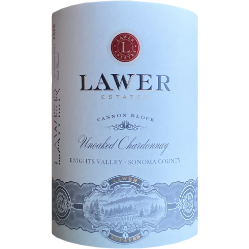 2020 Lawer Estates Unoaked Knights Valley Chardonnay 750ML