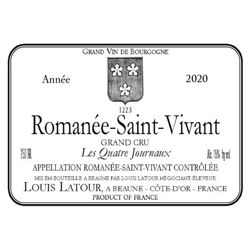 2020 Maison Louis Latour Les Quatre Journaux Grand Cru Romanee-St.-Vivant 750ML