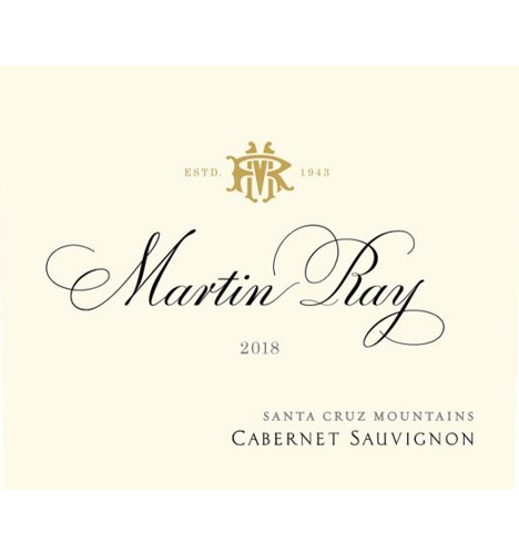 2019 Martin Ray Santa Cruz Mountains Cabernet Sauvignon 750ML