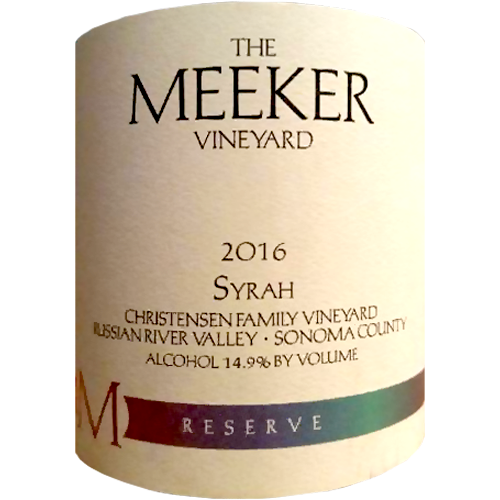 2016 Meeker Vineyard Reserve Syrah 750ML