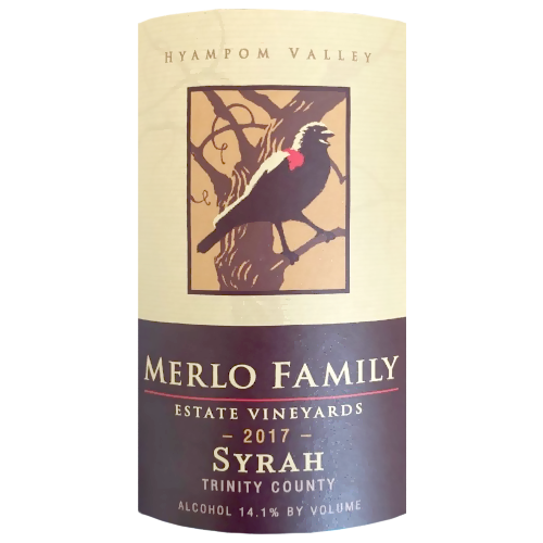 2017 Merlo Family Estate Vineyards Trinity County Syrah 750ML