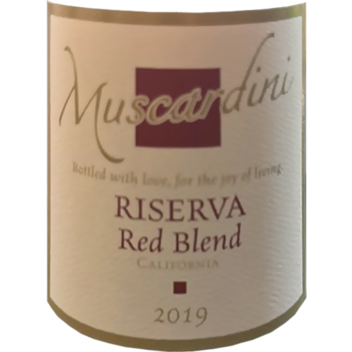 2019 Muscardini Cellars Riserva Red Blend 750ML