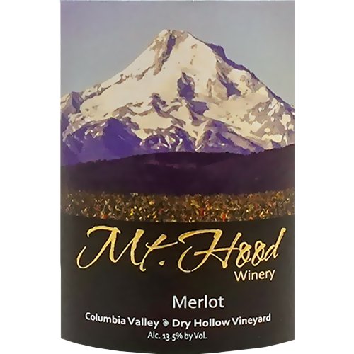 2017 Mt Hood Winery Dry Hollow Vineyard Merlot Columbia Valley 750ML
